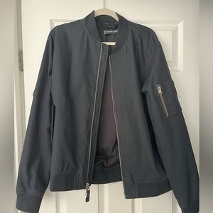 Everlane Uniform black bomber jacket L